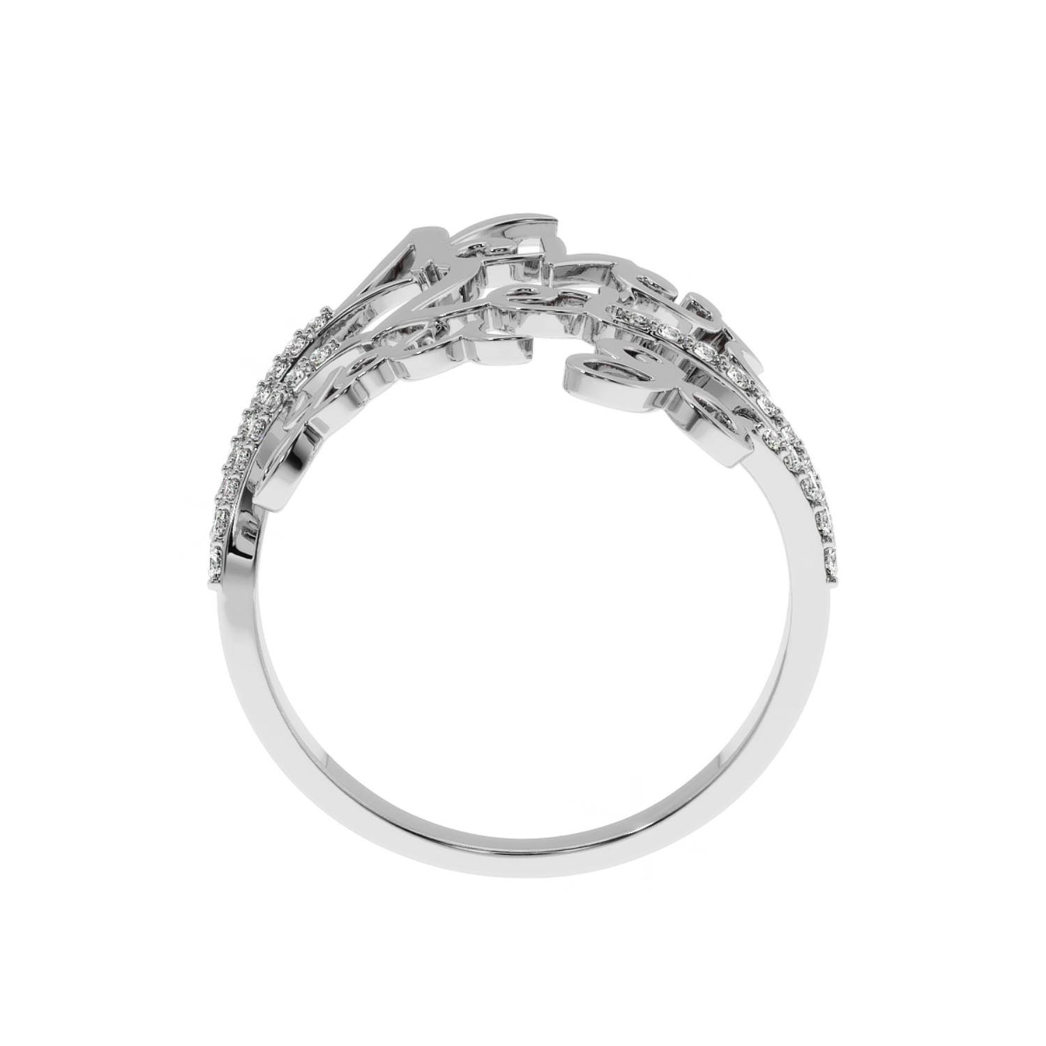 Buy 0.22Ct Unique Personalized Diamond Ring | Solitairekart